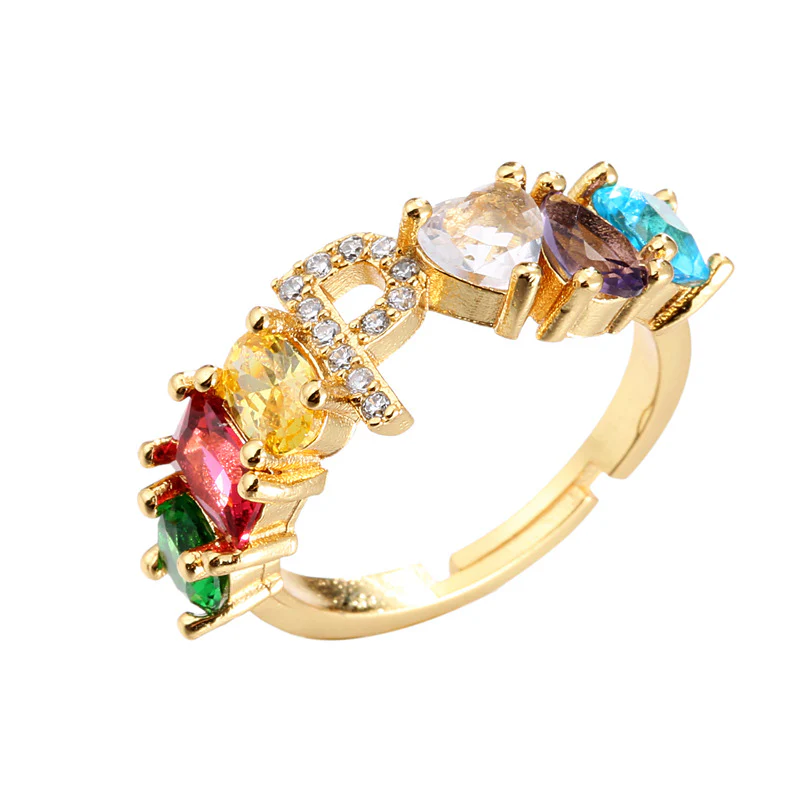 Initial Letter Ring Adjustable - Image 21