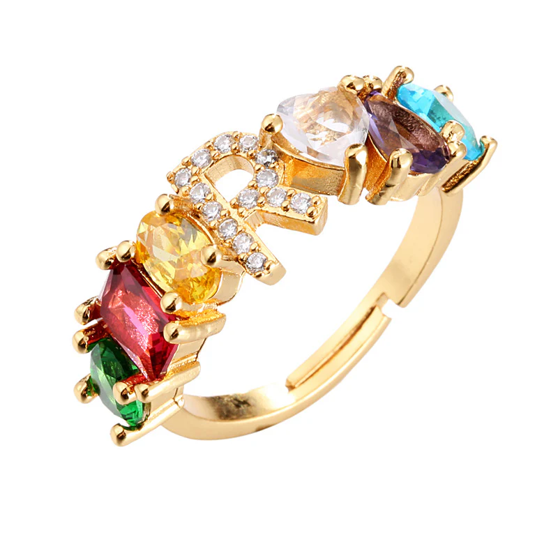 Initial Letter Ring Adjustable - Image 23