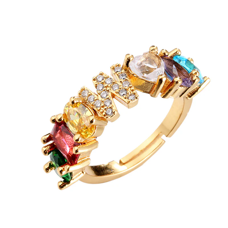 Initial Letter Ring Adjustable - Image 28