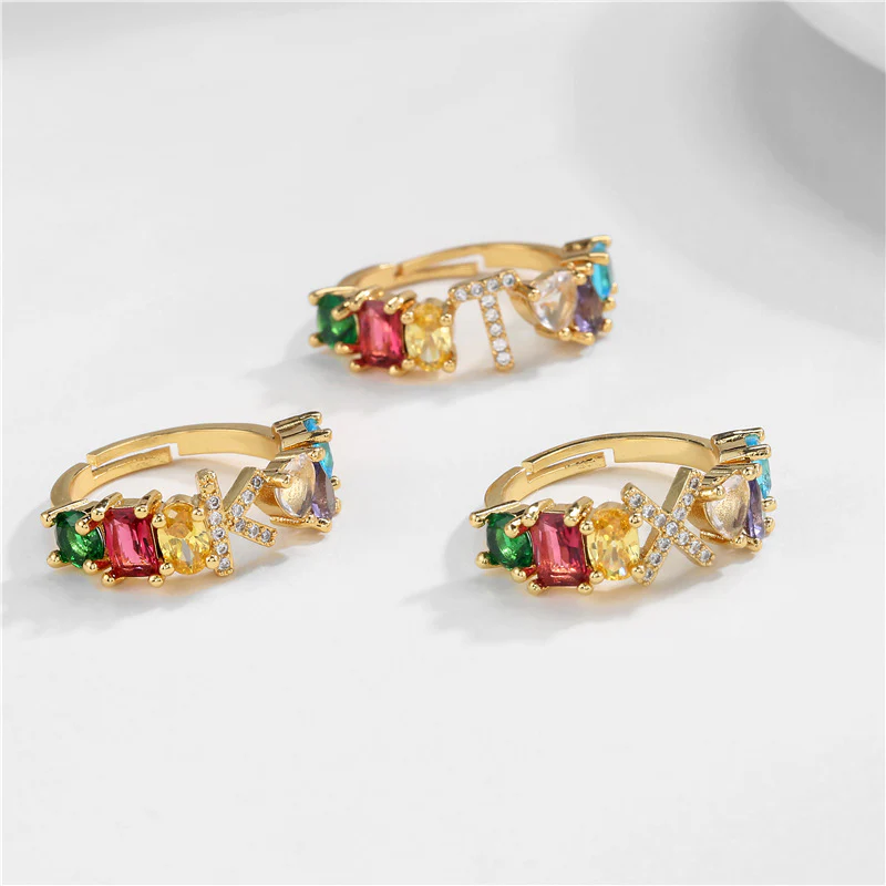 Initial Letter Ring Adjustable - Image 3