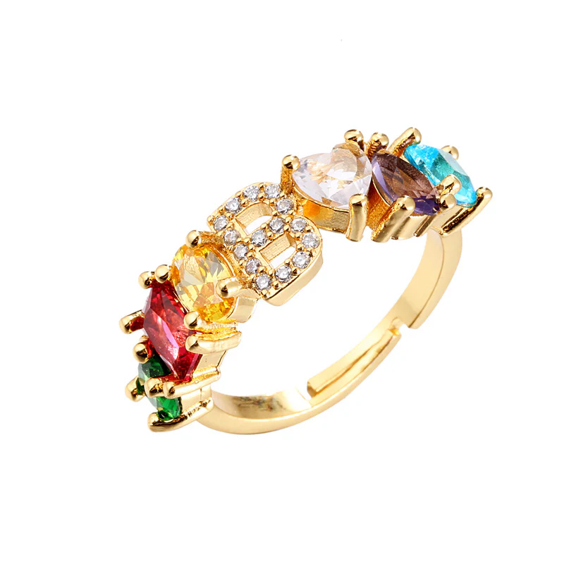 Initial Letter Ring Adjustable - Image 7