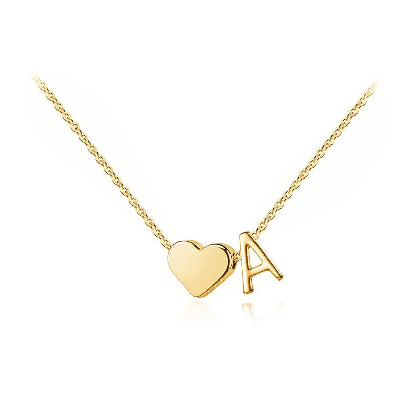 Initial Heart Necklace - Image 8