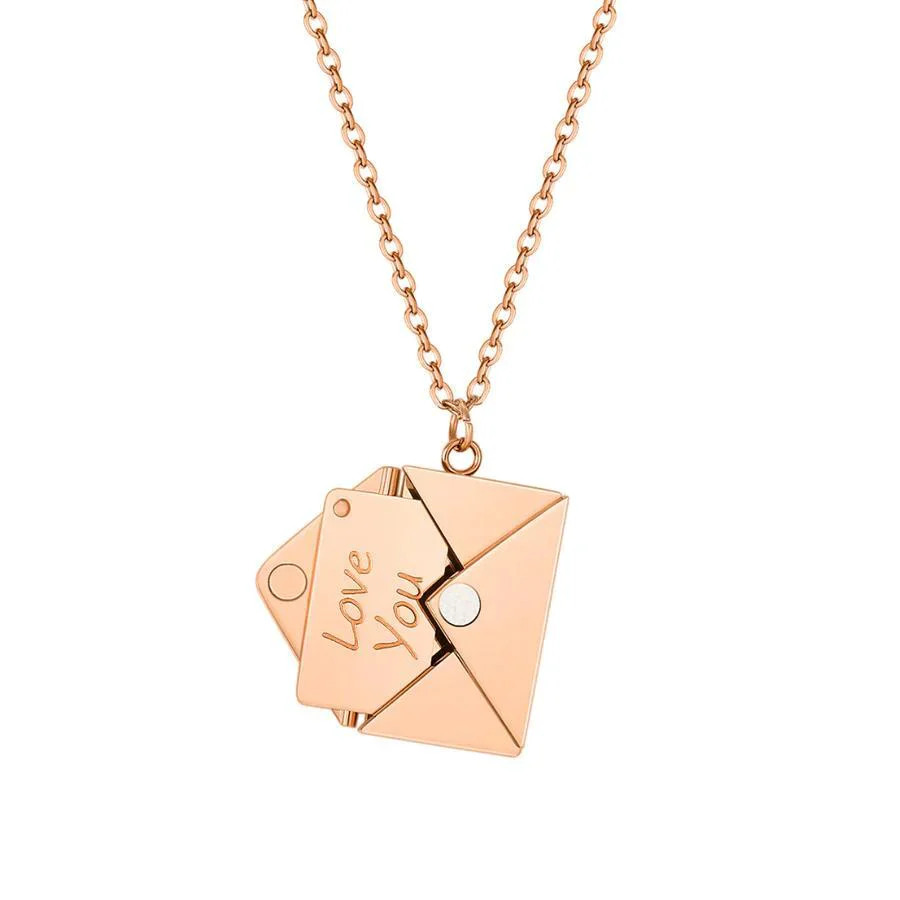 Letter Envelope Necklace - Image 3