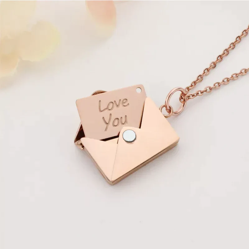 Letter Envelope Necklace - Image 7