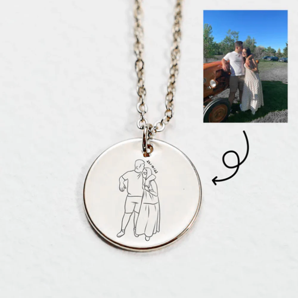 Eternal Memories Engraved Necklace - Image 2
