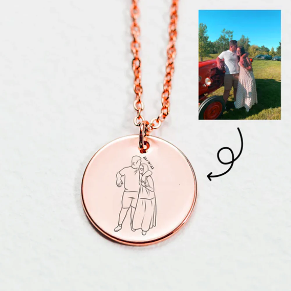 Eternal Memories Engraved Necklace - Image 3