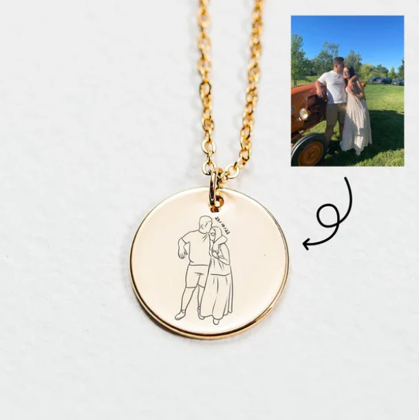 Eternal Memories Engraved Necklace - Image 4