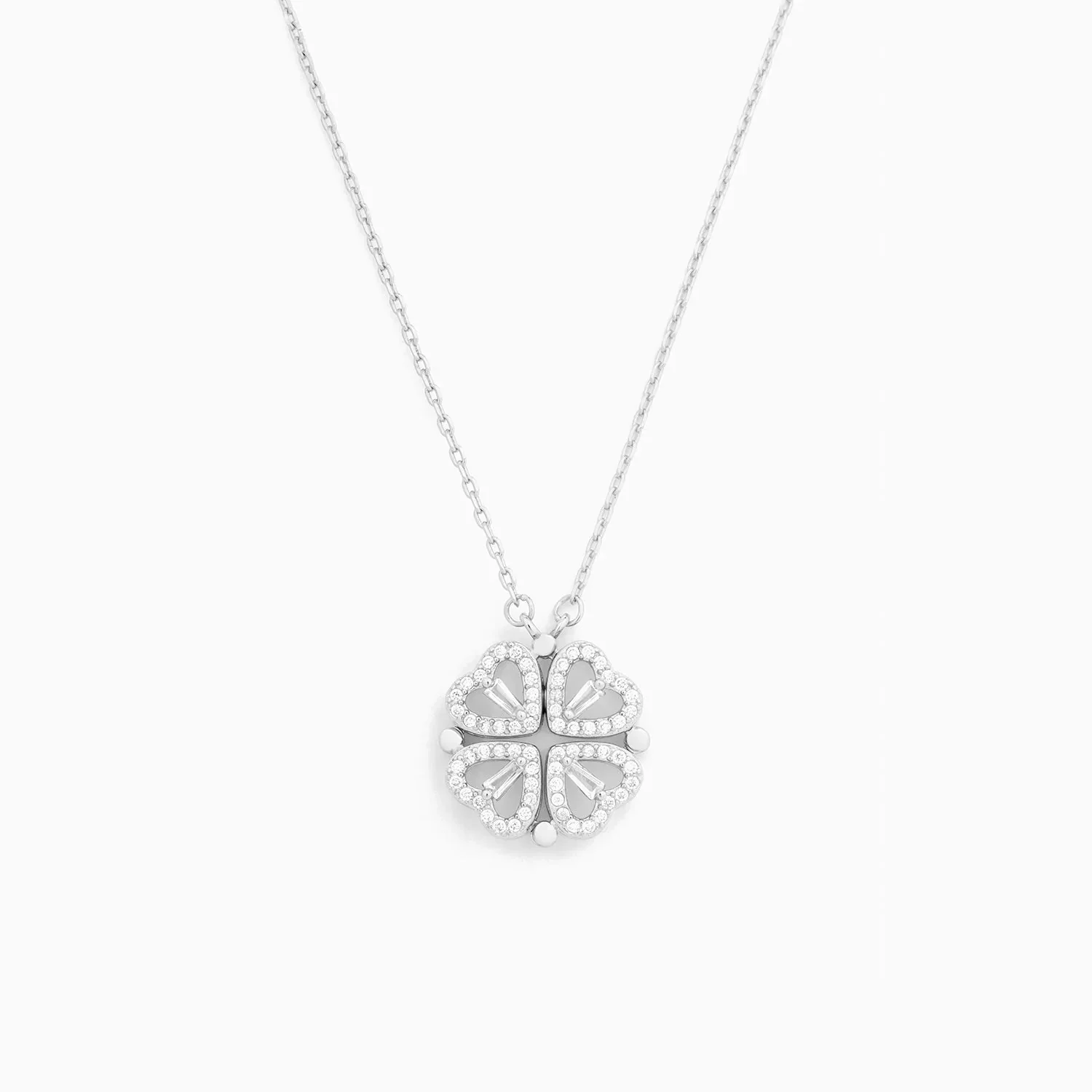 Eternal Love Bear & Clover Necklace - Image 2