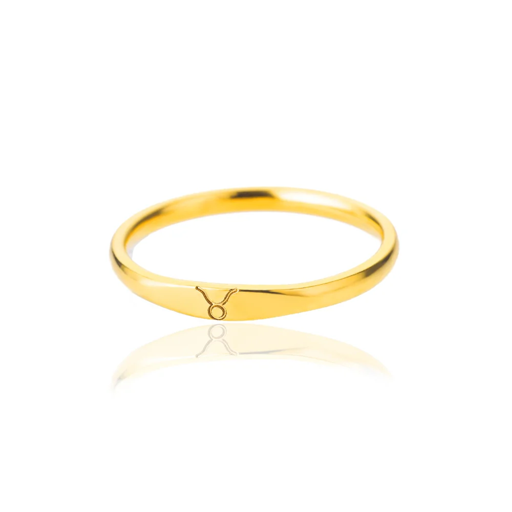 Minimalist Zodiac Sign Ring - Image 7