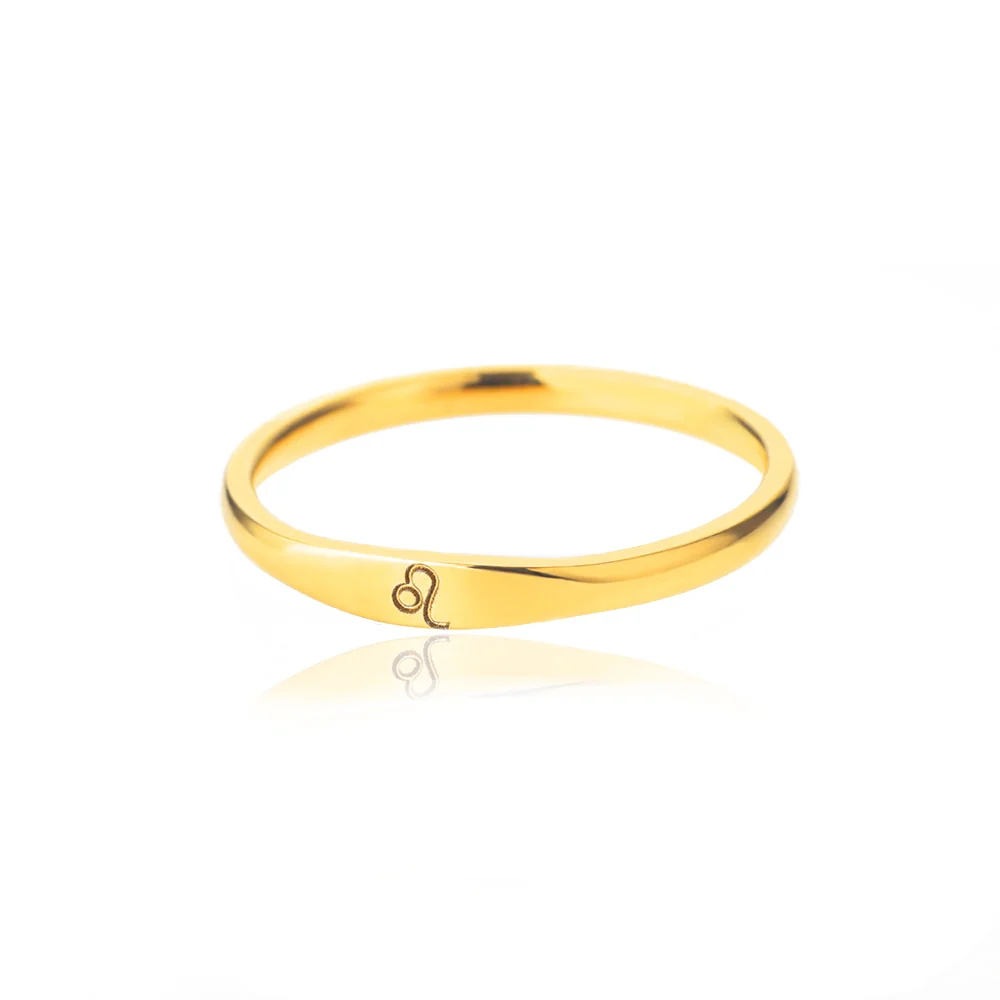 Minimalist Zodiac Sign Ring - Image 8
