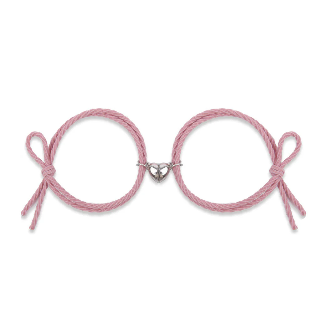 Mom & Daughter Magnetic Heart Bracelet Set - Image 2