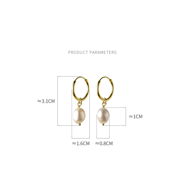 Natural Freshwater Pearl - Earring - Image 4