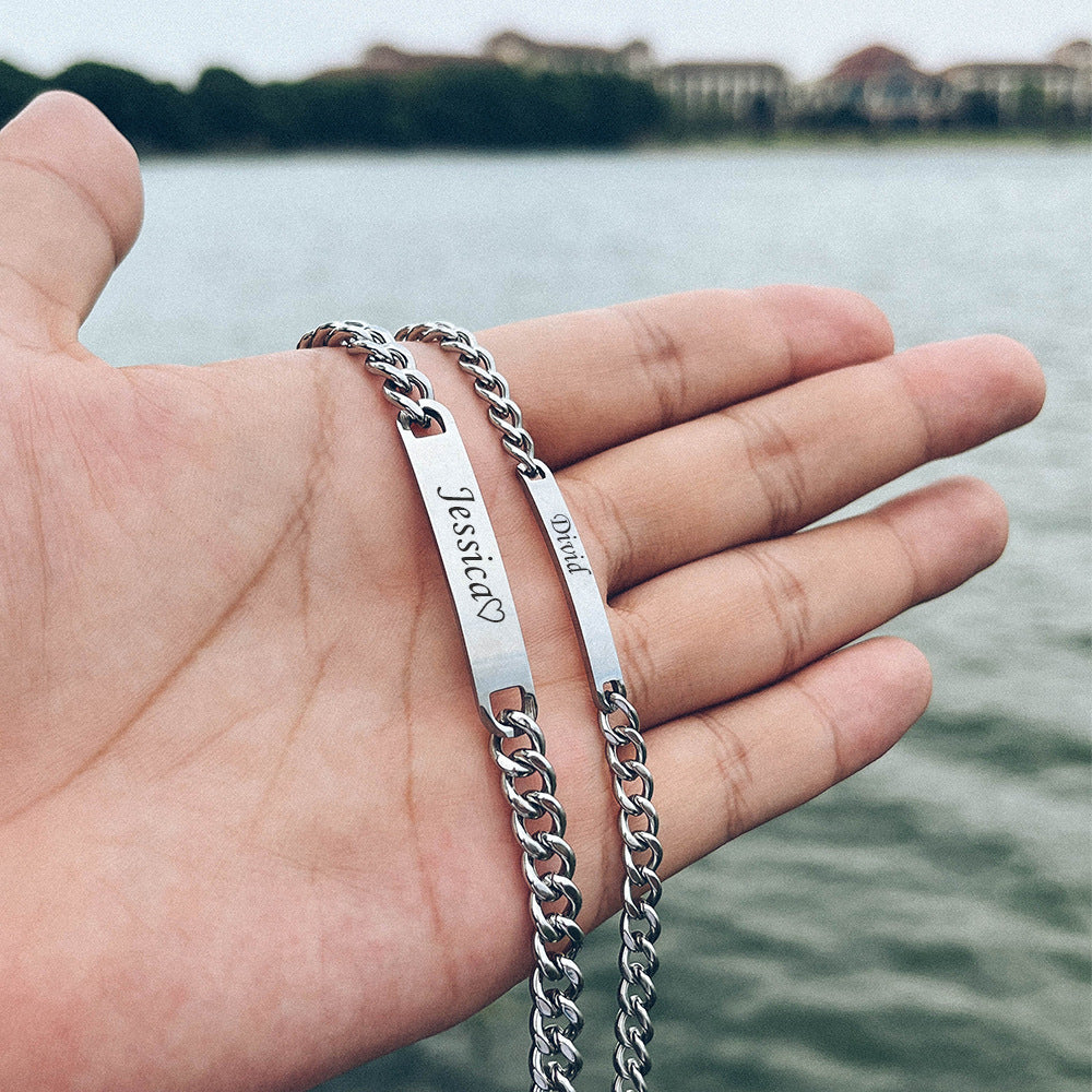 Personalized Couple Bracelet - Image 7
