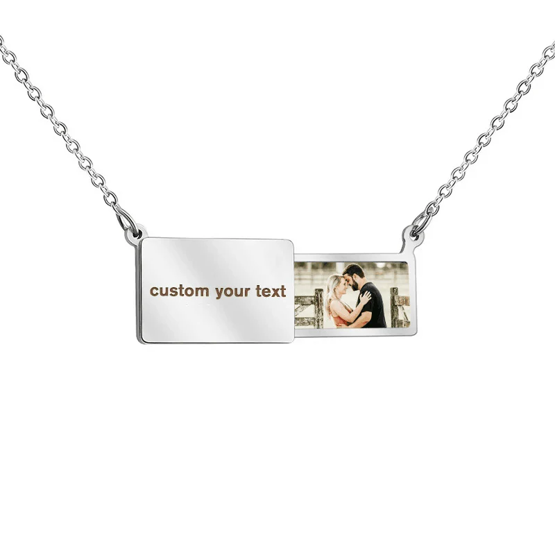 Personalised Photo Envelope Necklace - Image 8