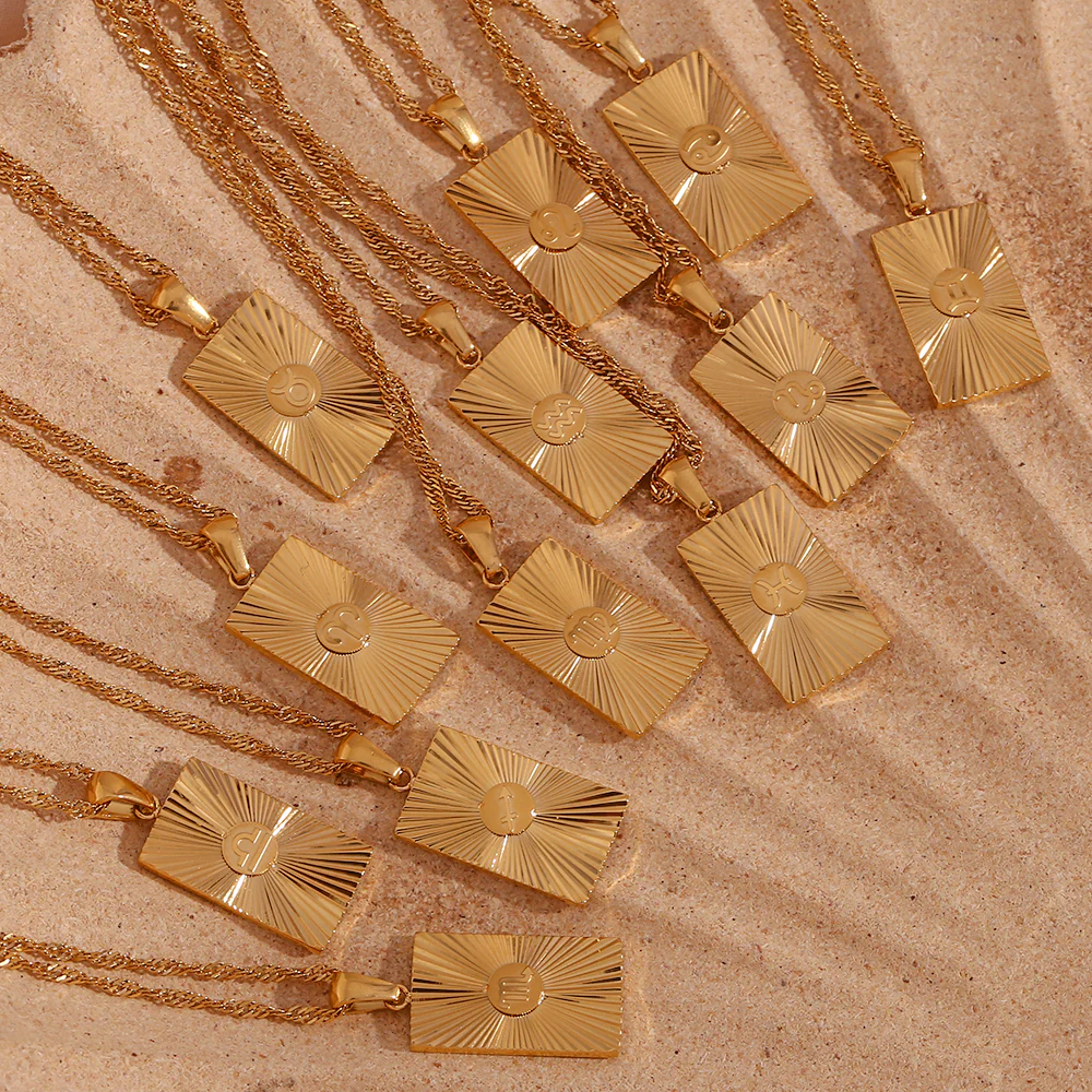 Radiant Rising Sun Constellation Necklace - 18K Glod plated (Full collection) - Image 22