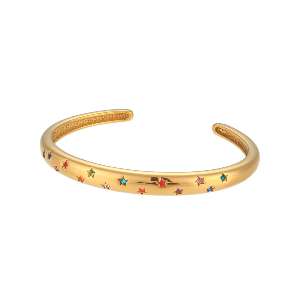 Shooting Stars Cuff Bangles - 18K Gold Plated (Full collection) - Image 10