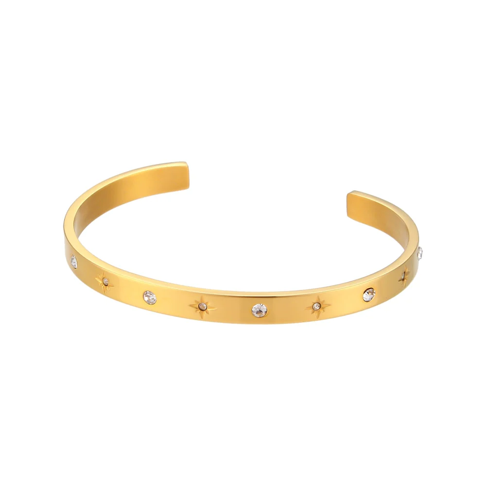 Shooting Stars Cuff Bangles - 18K Gold Plated (Full collection) - Image 4