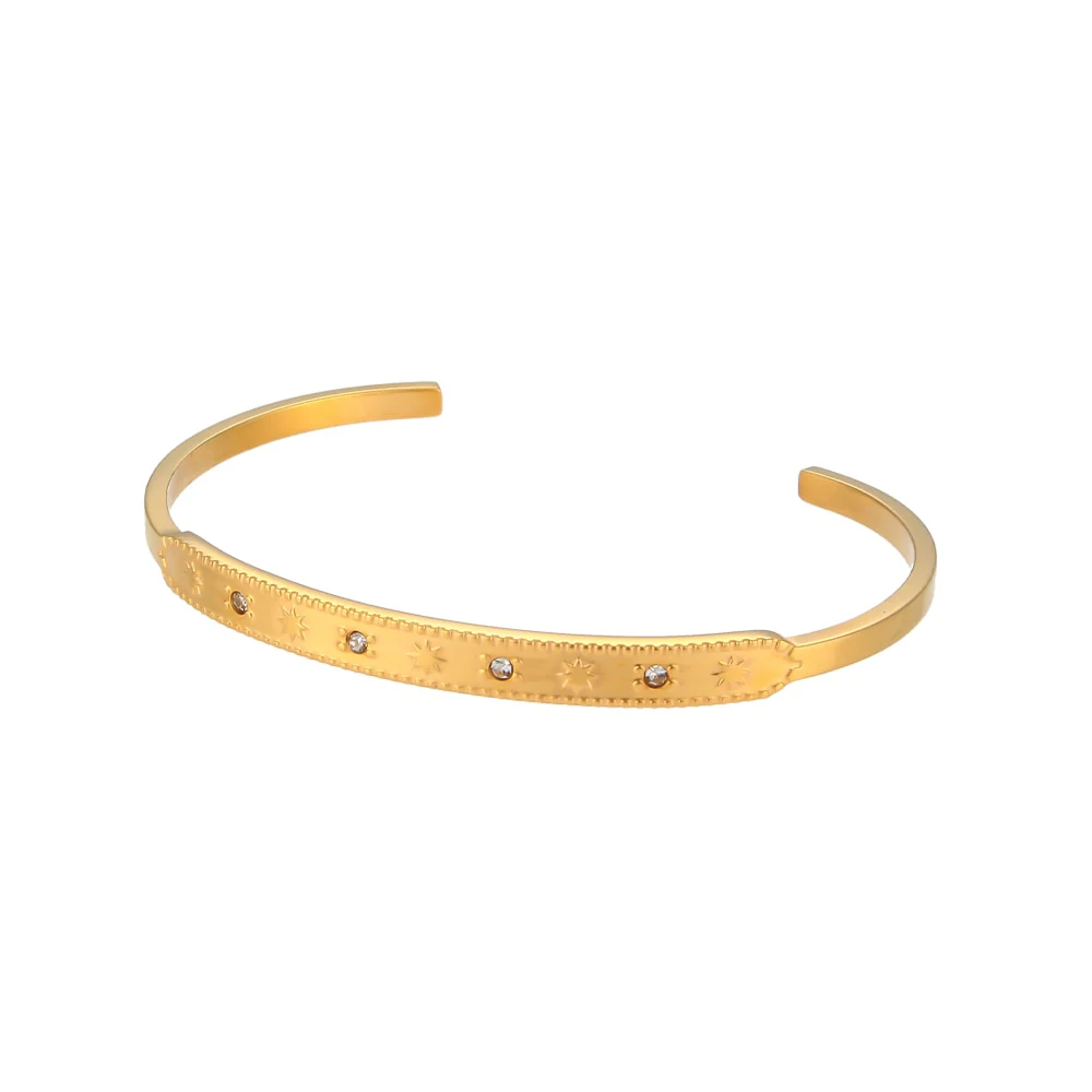 Shooting Stars Cuff Bangles - 18K Gold Plated (Full collection) - Image 6