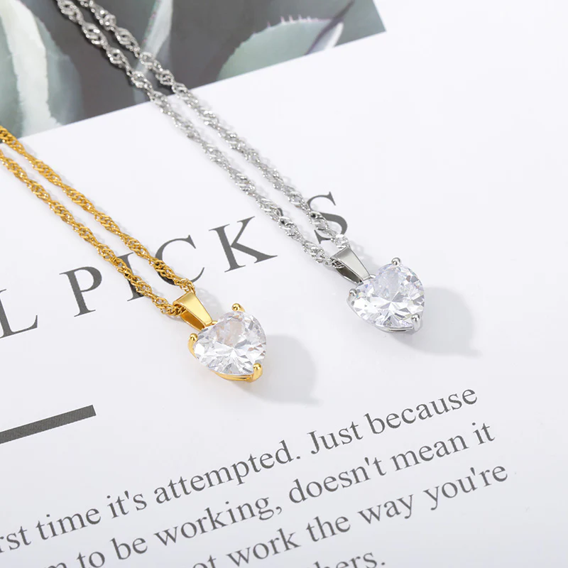 Crystal Heart Necklace - Image 5