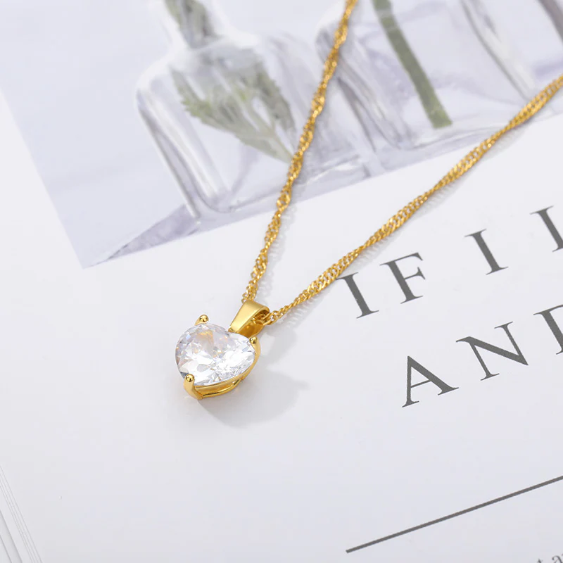 Crystal Heart Necklace - Image 7
