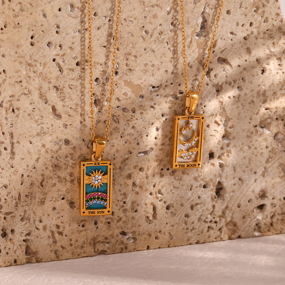 The Star - Tarot Reading Card Necklace - Image 3