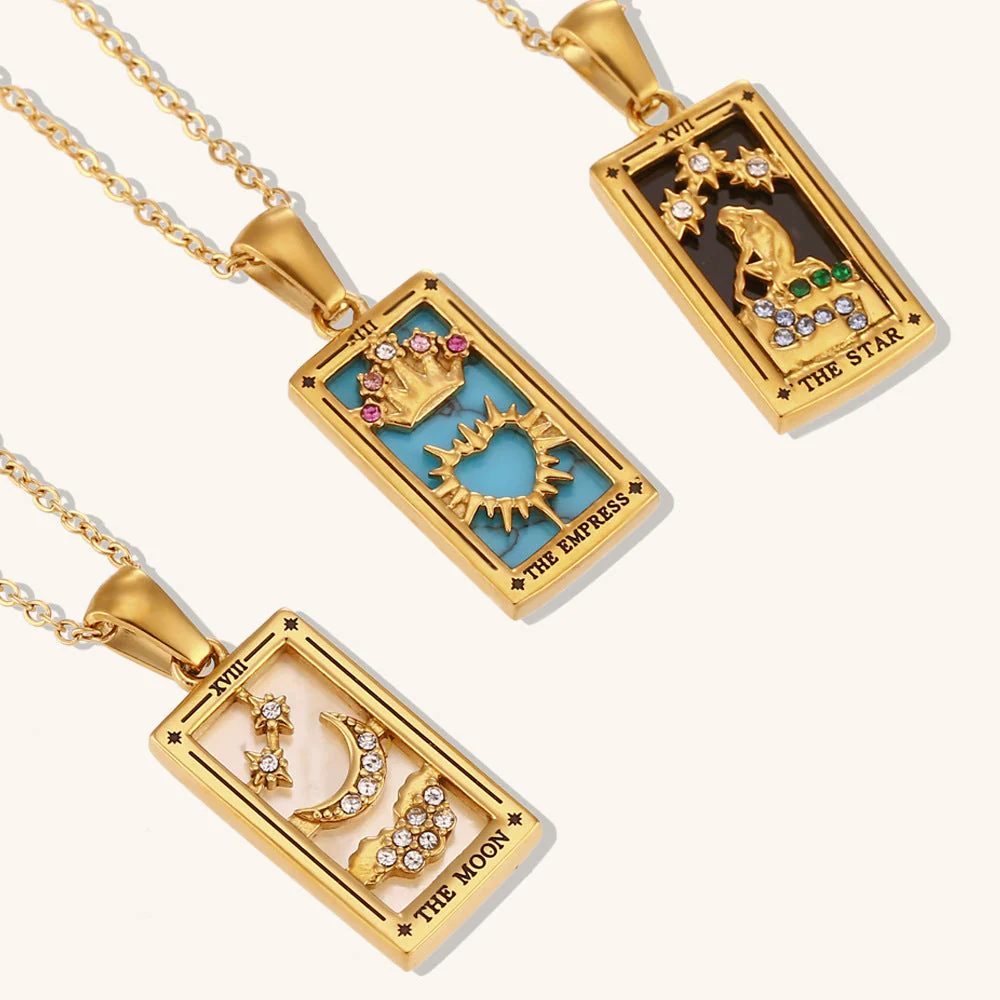 The Star - Tarot Reading Card Necklace - Image 5