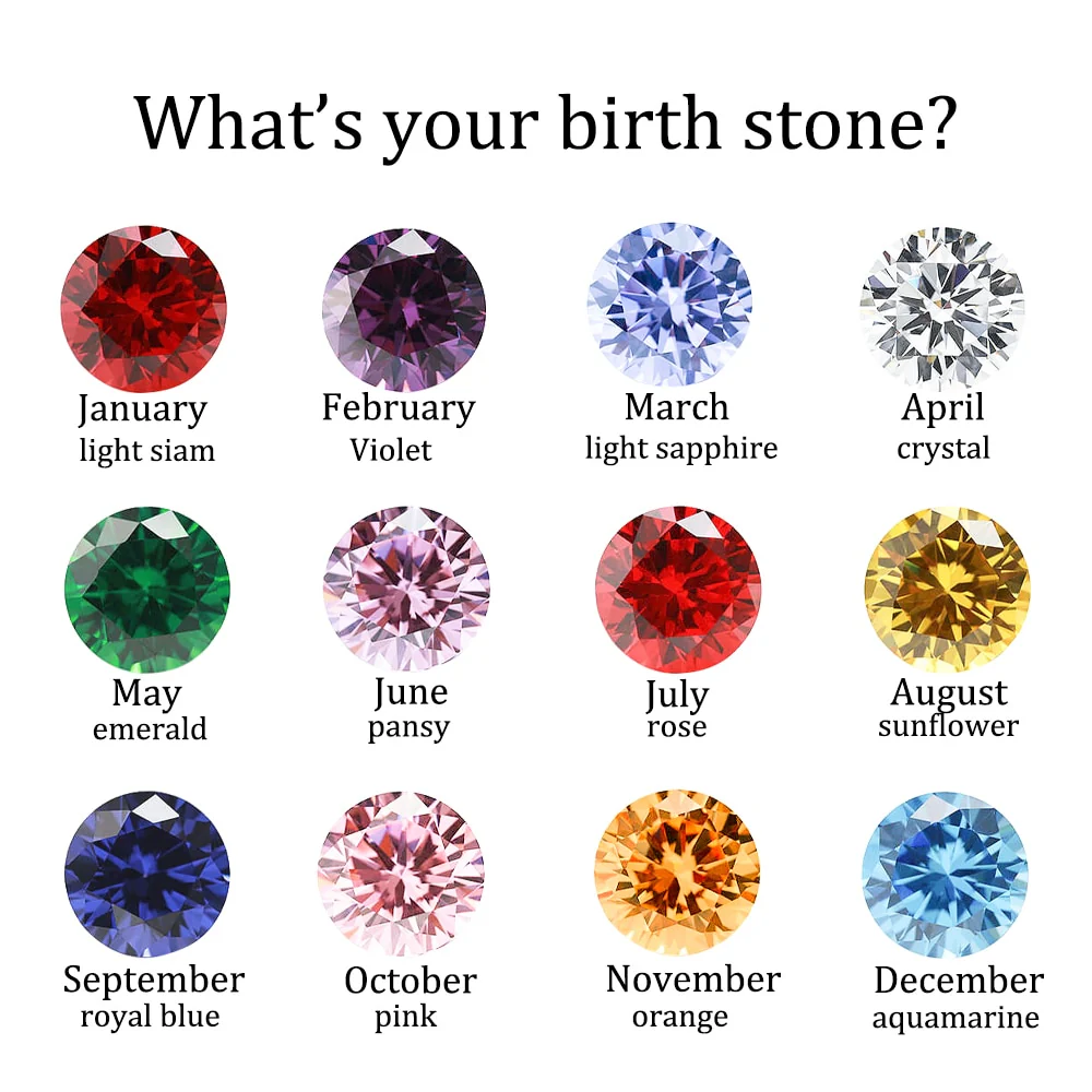 Waterdrop Birthstone Rope Chain Necklace - Image 10