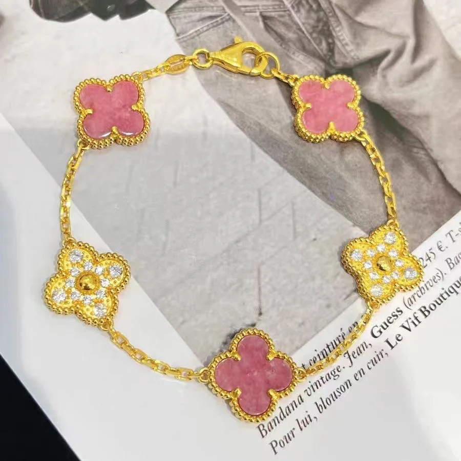 Zircon & Gem Clover Bracelet - Image 10