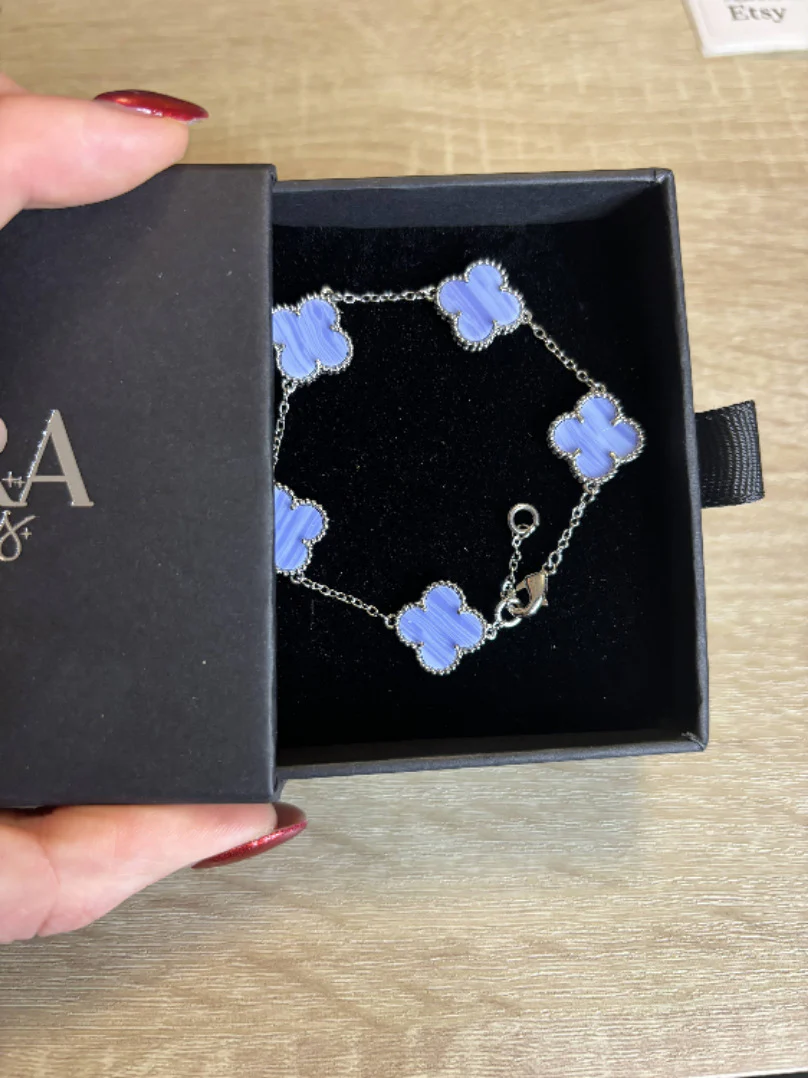 Zircon & Gem Clover Bracelet - Image 11