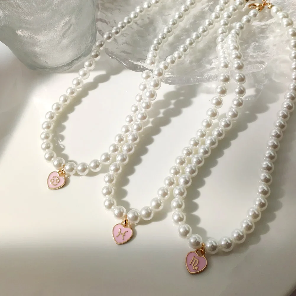 Zodiac Love Pearls Neckalce - Image 17