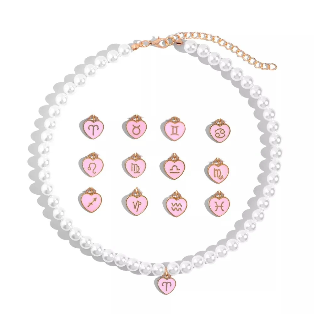 Zodiac Love Pearls Neckalce - Image 3