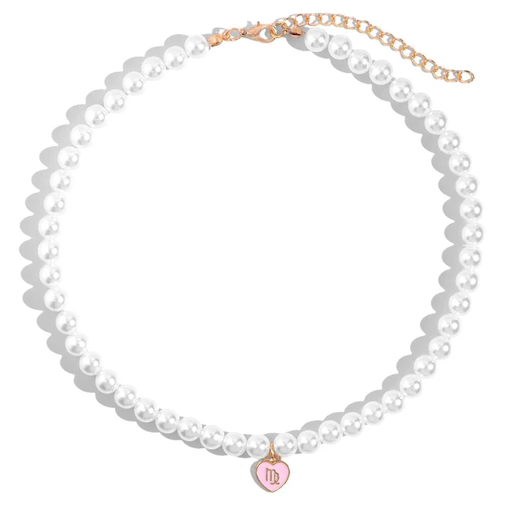 Zodiac Love Pearls Neckalce - Image 6