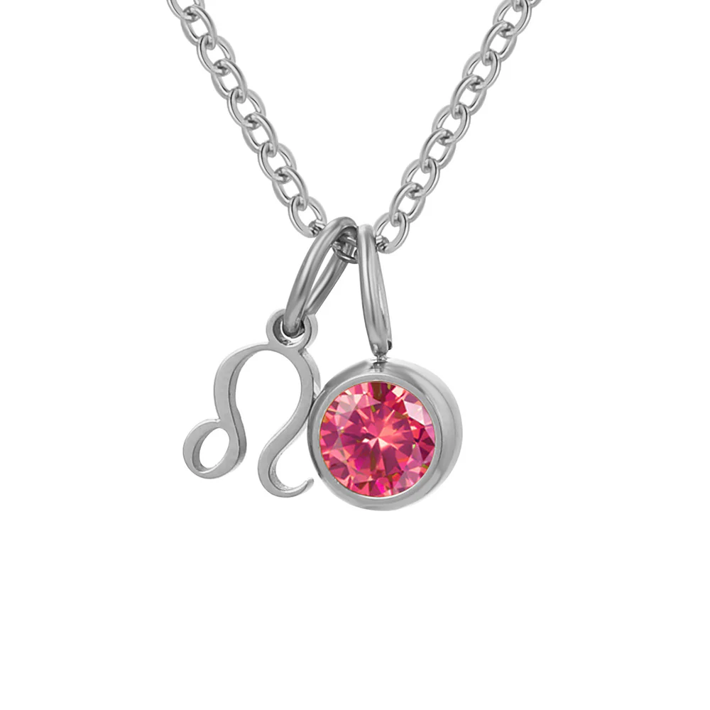 Zodiac Sign & Birthstone Necklace - Image 13
