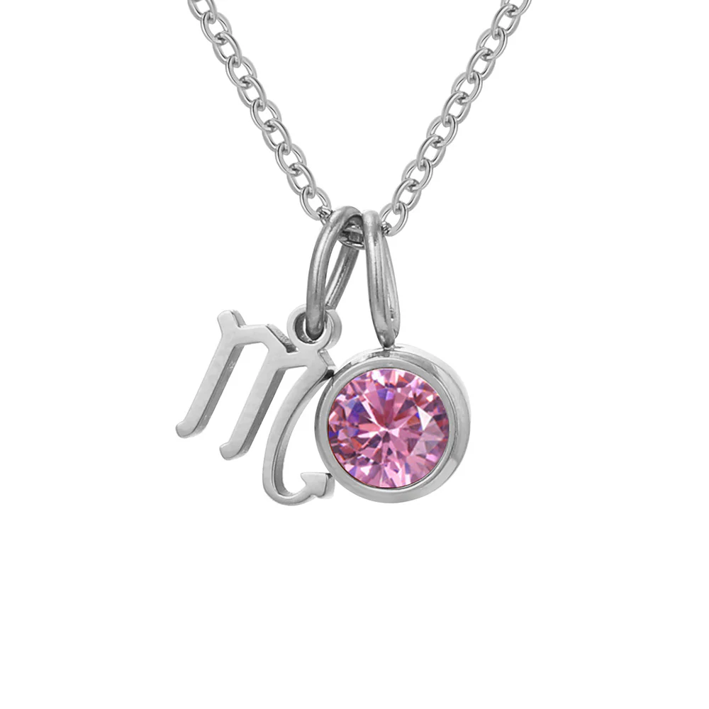 Zodiac Sign & Birthstone Necklace - Image 16