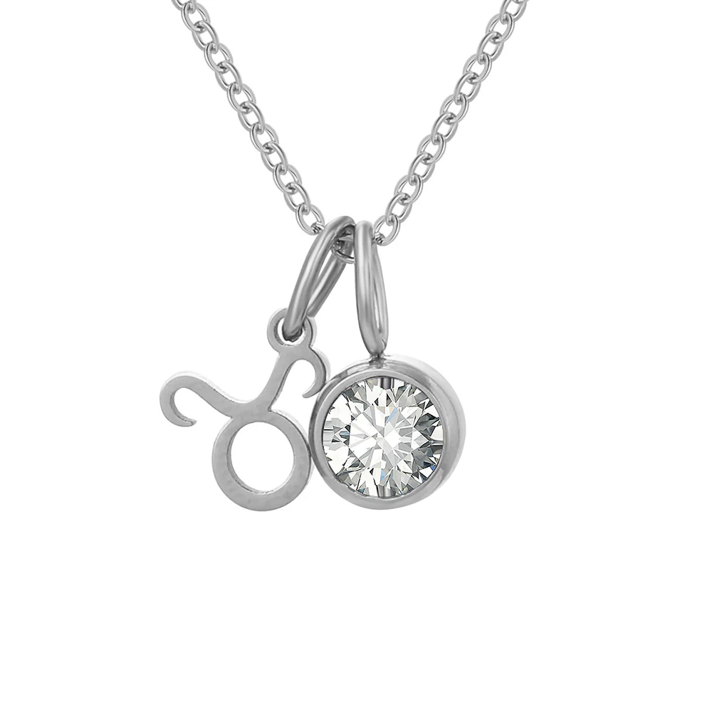 Zodiac Sign & Birthstone Necklace - Image 28
